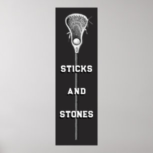 Poster Cartaz de Esportes de Lacrosse