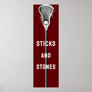 Poster Cartaz de Esportes de Lacrosse