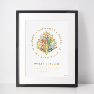 Poster Cartaz de Estatísticas de Nascimento HOGWARTS™ Bab