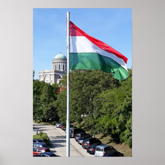 Poster Cartaz de Esztergom Hungria (Frente)