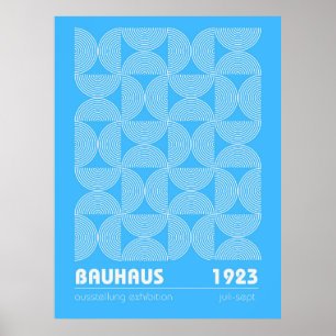 Poster Cartaz de Exposição Bauhaus 1923