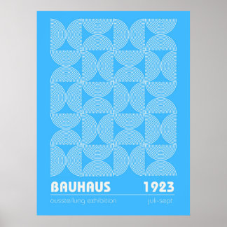 Poster Cartaz de Exposição Bauhaus 1923