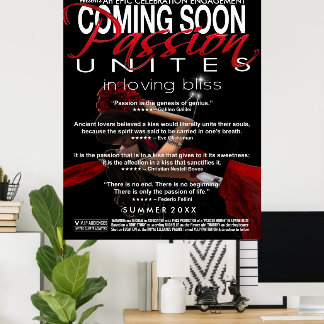 Poster Cartaz de Exposição de Envolvimento Em Breve