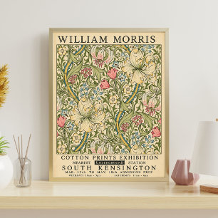 Poster Cartaz de Exposição de William Morris Botânica V