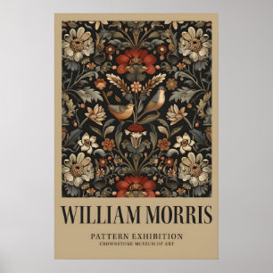 Poster Cartaz de Exposição Vintage William Morris - Marro