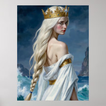 Cartaz de Fantasia da Rainha Cisne Sereia Gótica