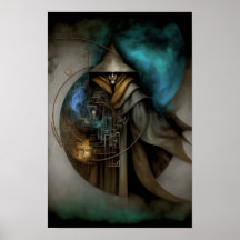 Cartaz de Fantasia do Mago das Trevas | Decoração