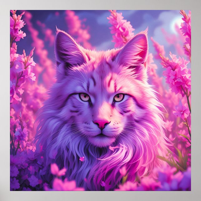 Poster Cartaz de Felino Fantasioso | Casa & Presentes (Frente)