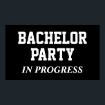 Poster Cartaz de Festa de Solteiro em Andamento<br><div class="desc">Festa de Solteiro em Andamento</div>