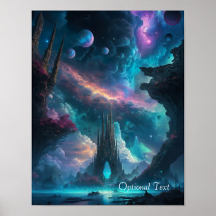 Poster Cartaz de Ficção Científica e Fantasia Personalizá