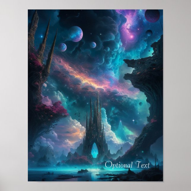 Poster Cartaz de Ficção Científica e Fantasia Personalizá (Frente)