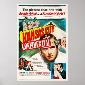 Poster Cartaz de filme Kansas City Confidential 1952 PRIN