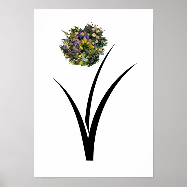 Poster Cartaz de flor  (Frente)