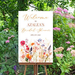 Poster Cartaz de Flores Silvestres Coloridas