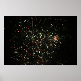 Poster Cartaz de Fogos de Artifício