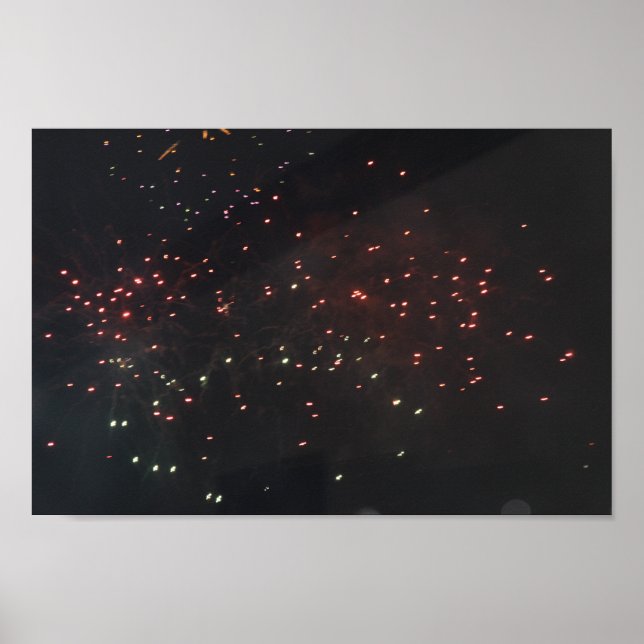 Poster Cartaz de Fogos de Artifício (Frente)