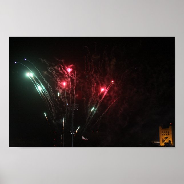 Poster Cartaz de Fogos de Artifício (Frente)