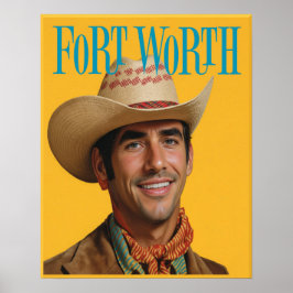 Poster cartaz de Fort Worth, Texas