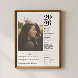 Poster Cartaz de Foto de Formatura Turma de 2026