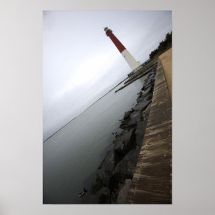 Poster Cartaz de Foto do Farol de Barnegat Light