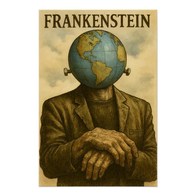 Póster Cartaz de FRANKENSTEIN (Frente)