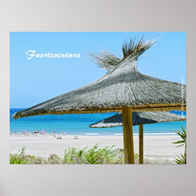 Póster Cartaz de Fuerteventura (Frente)