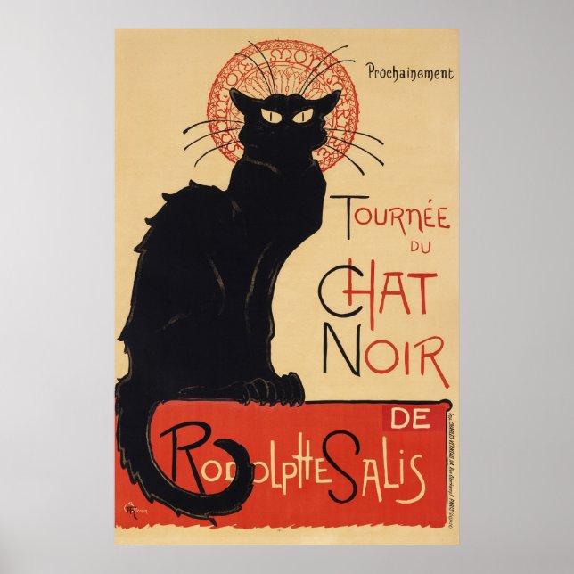 Poster Cartaz de Gato Francês (Frente)