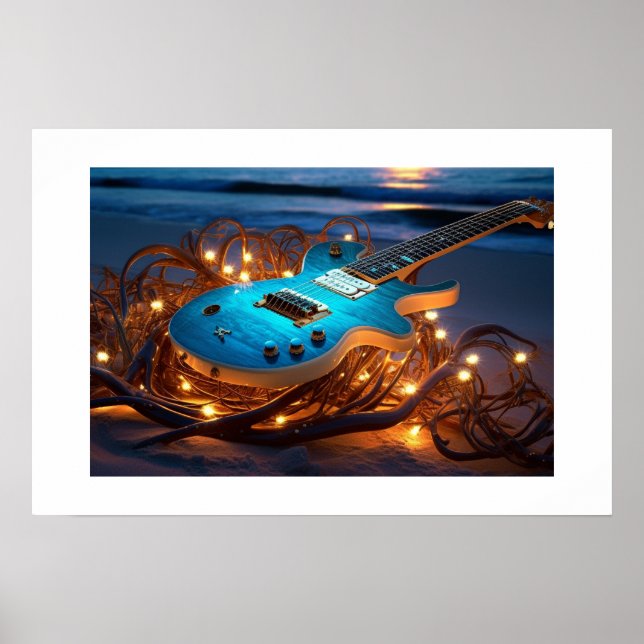 Poster Cartaz de Guitarra (Frente)