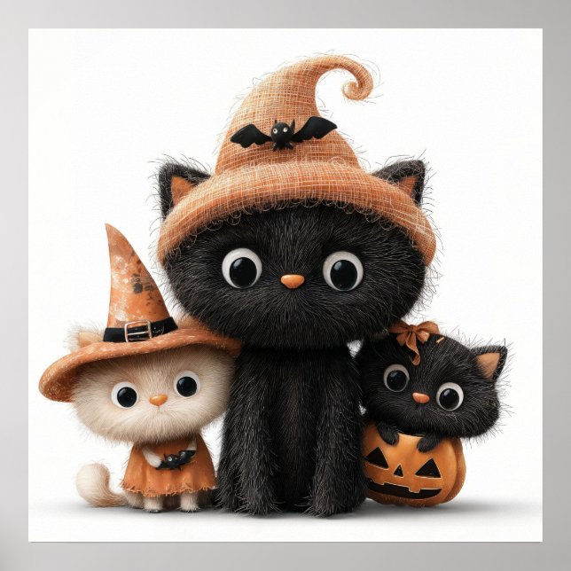 Poster Cartaz de Halloween (Frente)