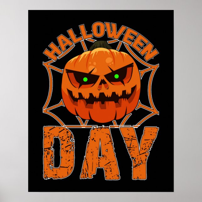 Poster Cartaz de Halloween (Frente)