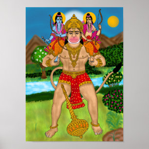Poster Cartaz de Hanuman