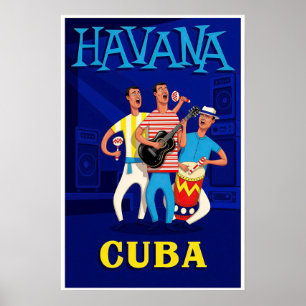 Poster Cartaz de Havana, Cuba