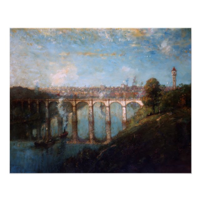 Póster Cartaz de High Bridge - Nova York - 1905 (Frente)
