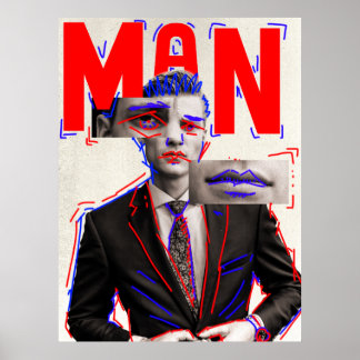 Poster Cartaz de homem