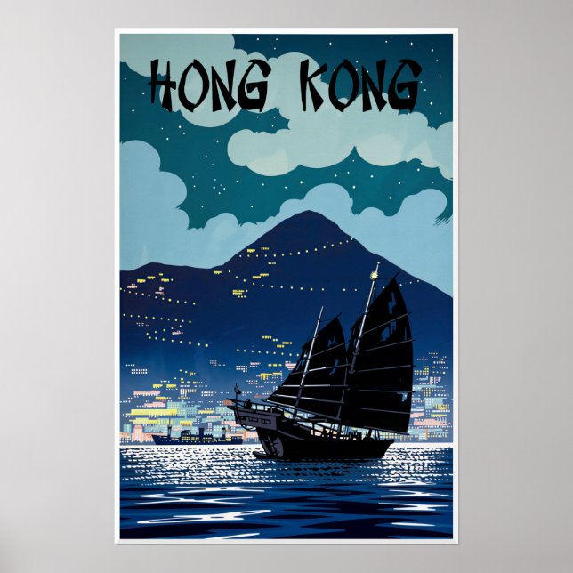 Poster Cartaz de Hong Kong (Frente)