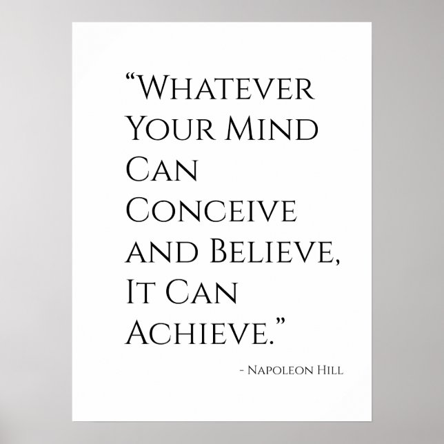 Poster Cartaz de Incentivo Positivo (Frente)