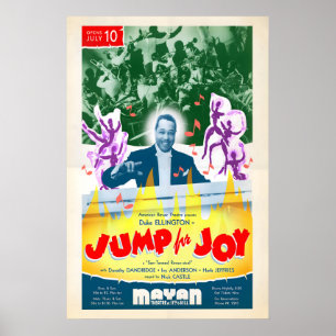 Poster Cartaz de jazz de Duke Ellington - Salte de Alegri