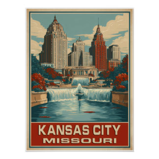 Póster Cartaz de Kansas City