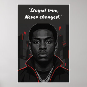 Poster Cartaz de Kay Flock – Cartaz de Motivação