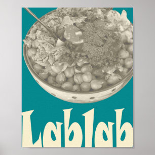 Poster Cartaz de Lablabi e Comidas Túnias Famosas