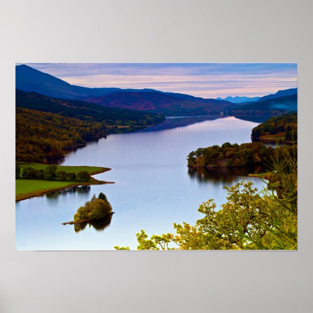 Poster Cartaz de Loch Tummel, Queen's View (Frente)