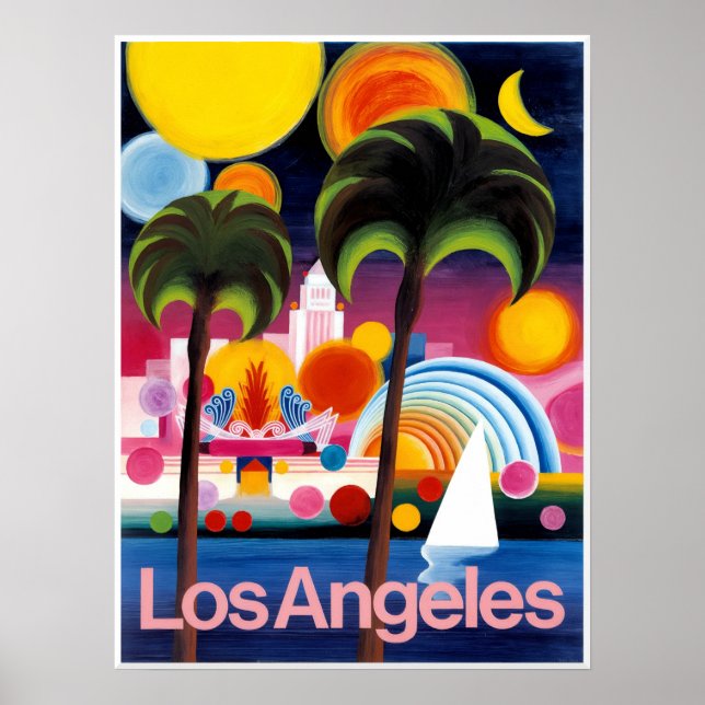 Poster Cartaz de Los Angeles (Frente)
