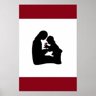 Póster Cartaz de Mãe e Filho
