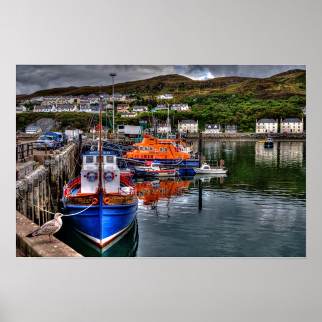 Poster Cartaz de Mallaig, Escócia (Frente)