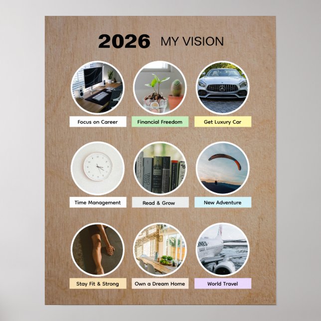 Poster Cartaz de Manifestação Madeira Rústica 2026 (Frente)