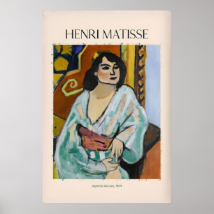 Poster Cartaz de Matisse - Mulher Argelina909 Parede Fauv