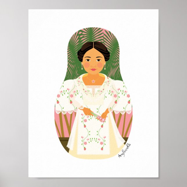 Poster Cartaz de Matryoshka Filipina (Frente)