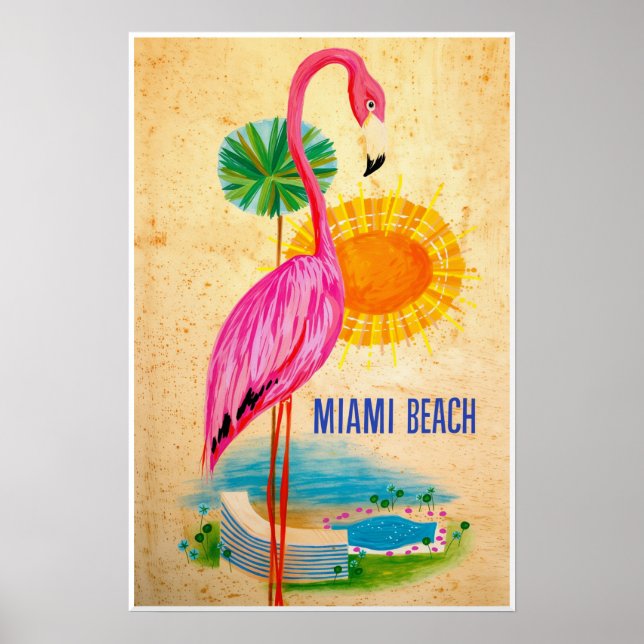 Poster Cartaz de Miami (Frente)