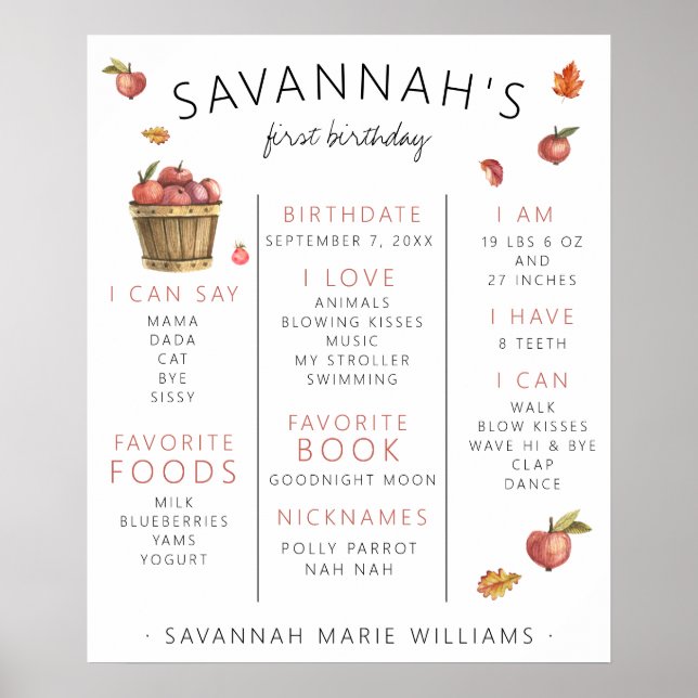 Poster Cartaz de Milestone do Primeiro Aniversário da Aut (Frente)