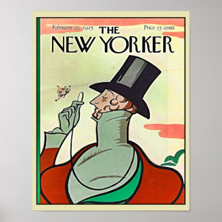 Poster Cartaz de Moda do New Yorker de 1925